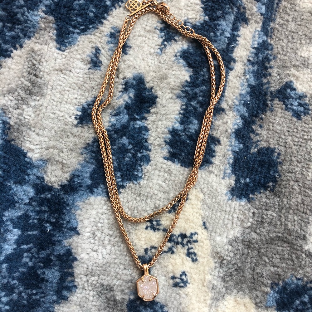 Kendra Scott Rose Gold Necklace